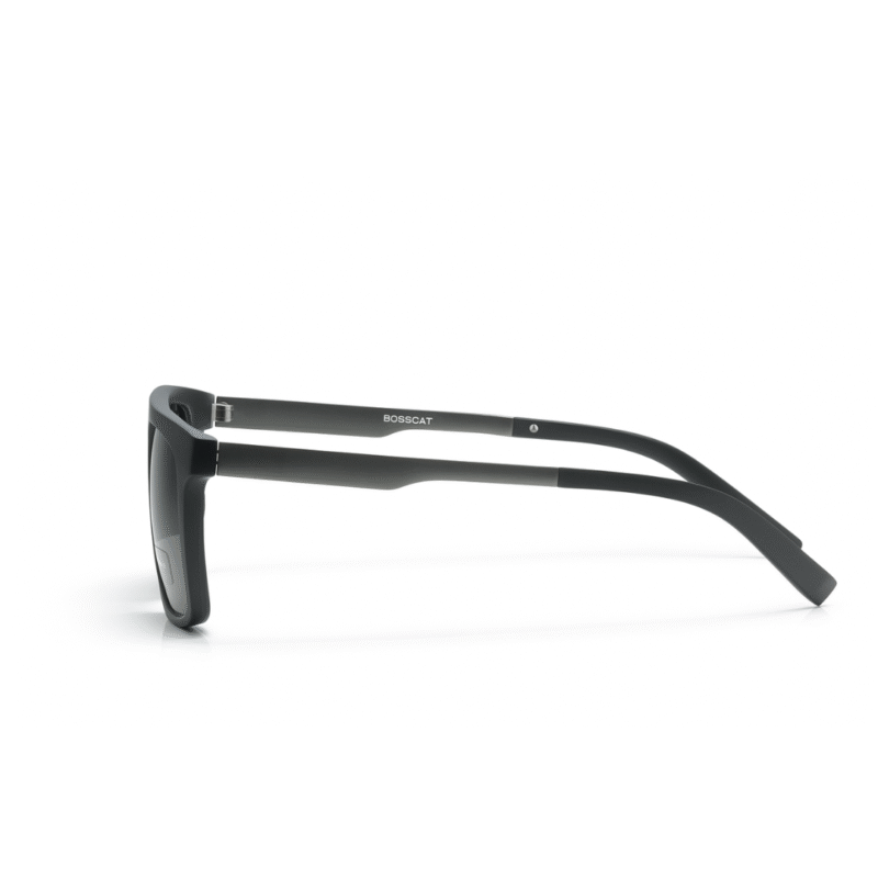 Bosscat Black Polarized Double Bar Sunglasses