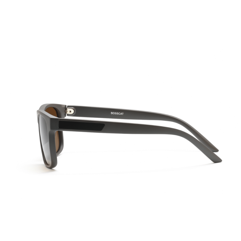 Bosscat Square Polarized Sunglasses - Gradient Brown TR-90 Frame (3)