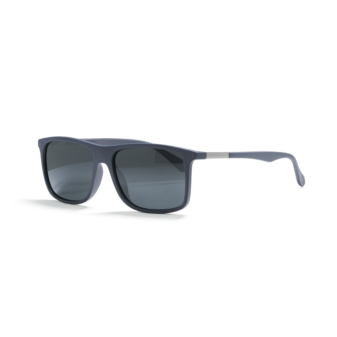 Bosscat Square Polarized Sunglasses - Navy Blue