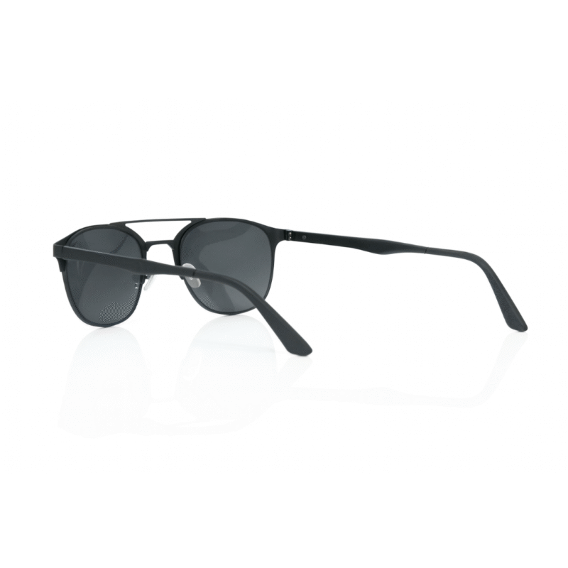 Bosscat Black Metal Double Bar Sunglasses - Polarized