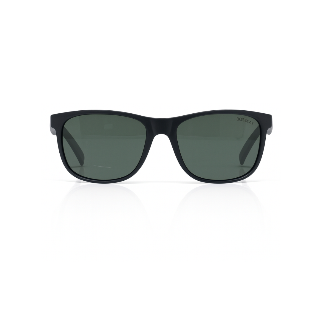 Bosscat Matte Black Wayfarer Sunglasses
