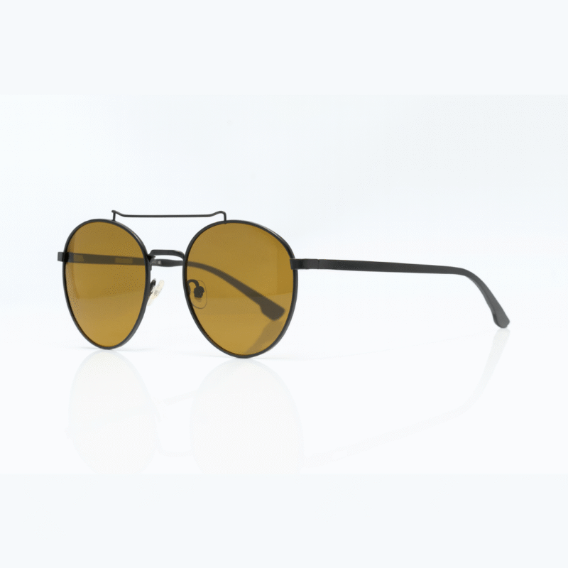 Bosscat Night Driving Sunglasses - Yellow Polarized Double Bar