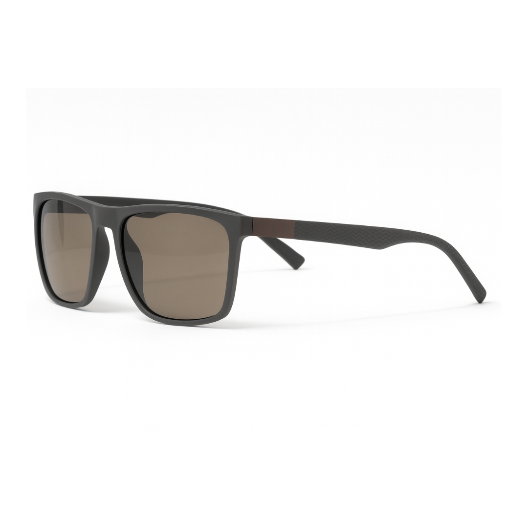 Bosscat Wayfarer Polarized Sunglasses - Gradient Brown Lens