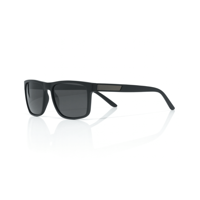 Bosscat Wayfarer Solid Black Polarized Sunglasses