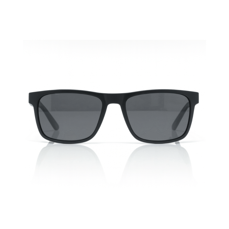 Bosscat Wayfarer Solid Black Polarized Sunglasses