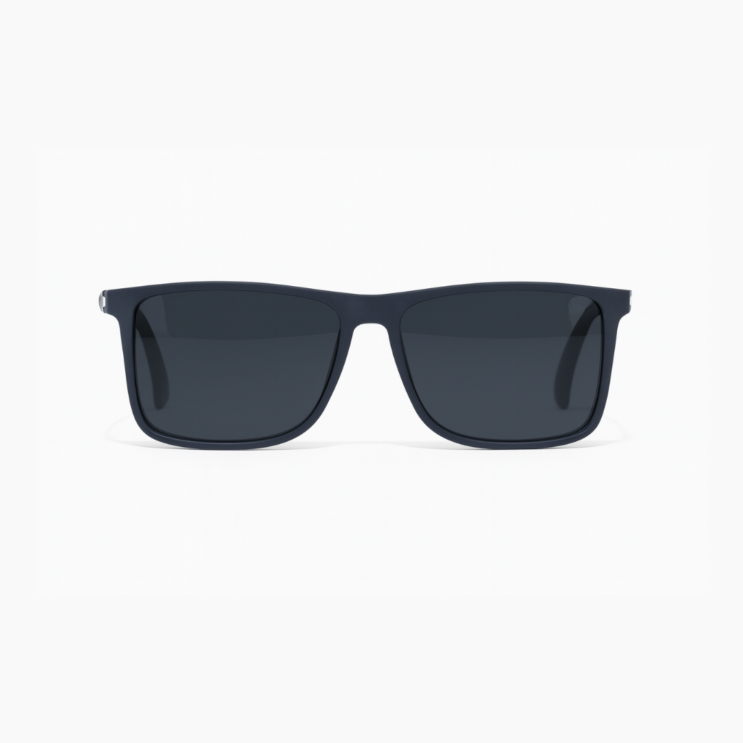 Bosscat Blue Polarized Sunglasses - TR-90 Large Fit